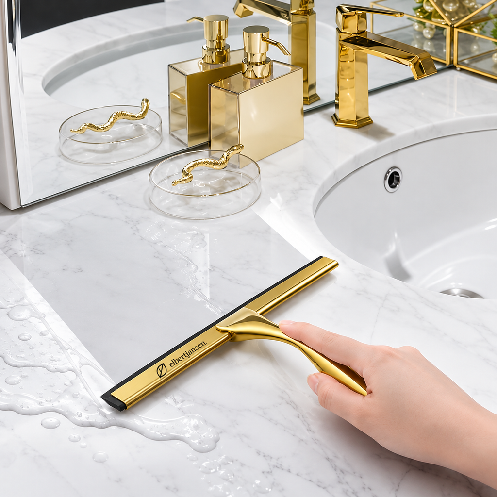Elbertjansen Gold Bathroom Squeegee