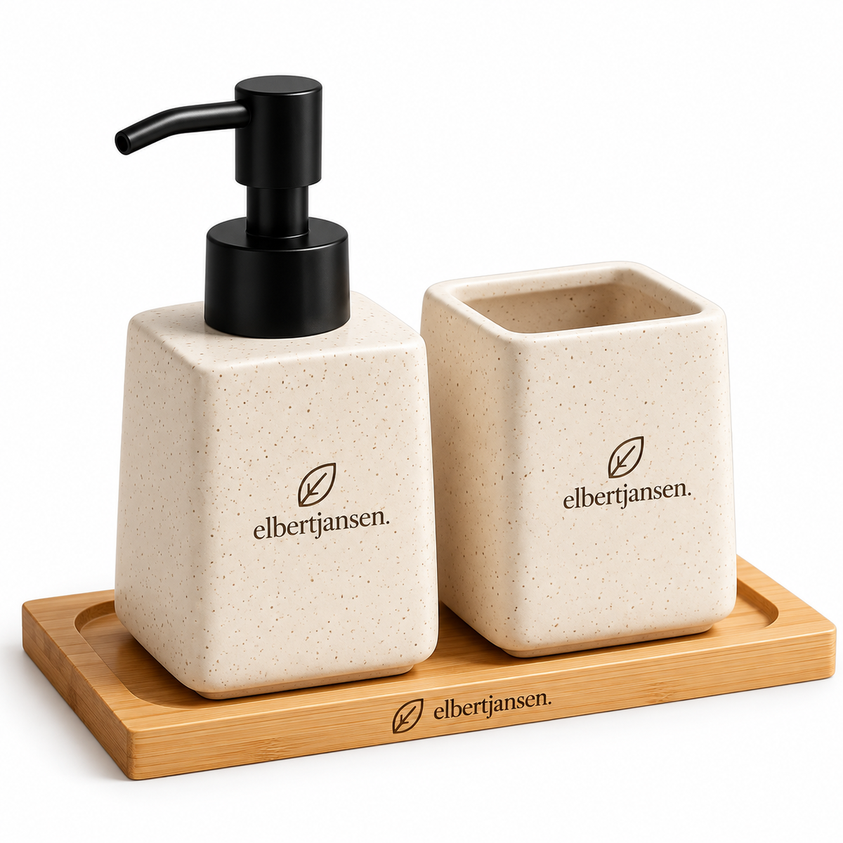 Elbertjansen Bathroom Soap Dispenser Set