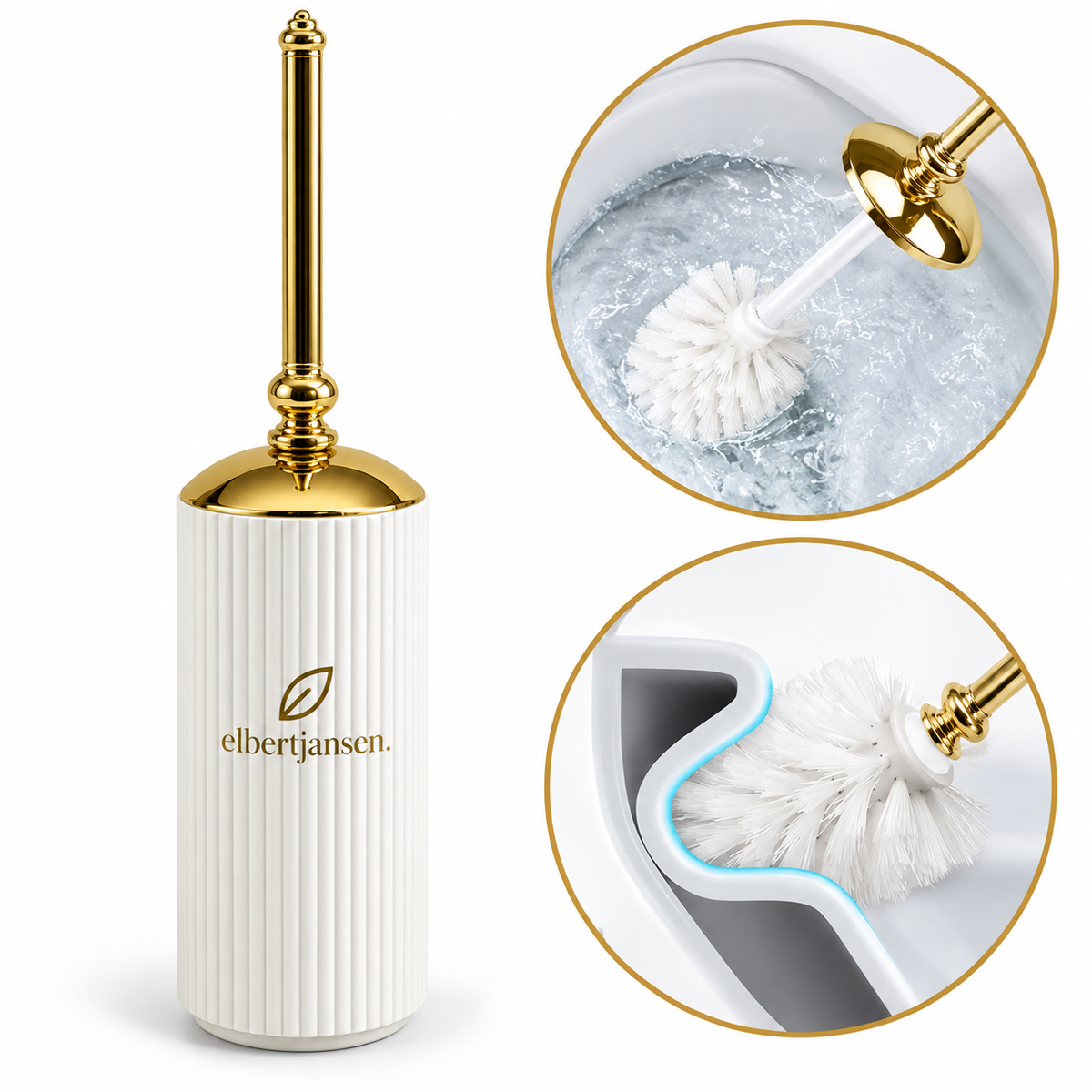 Elbertjansen Toilet Brush & Holder Set