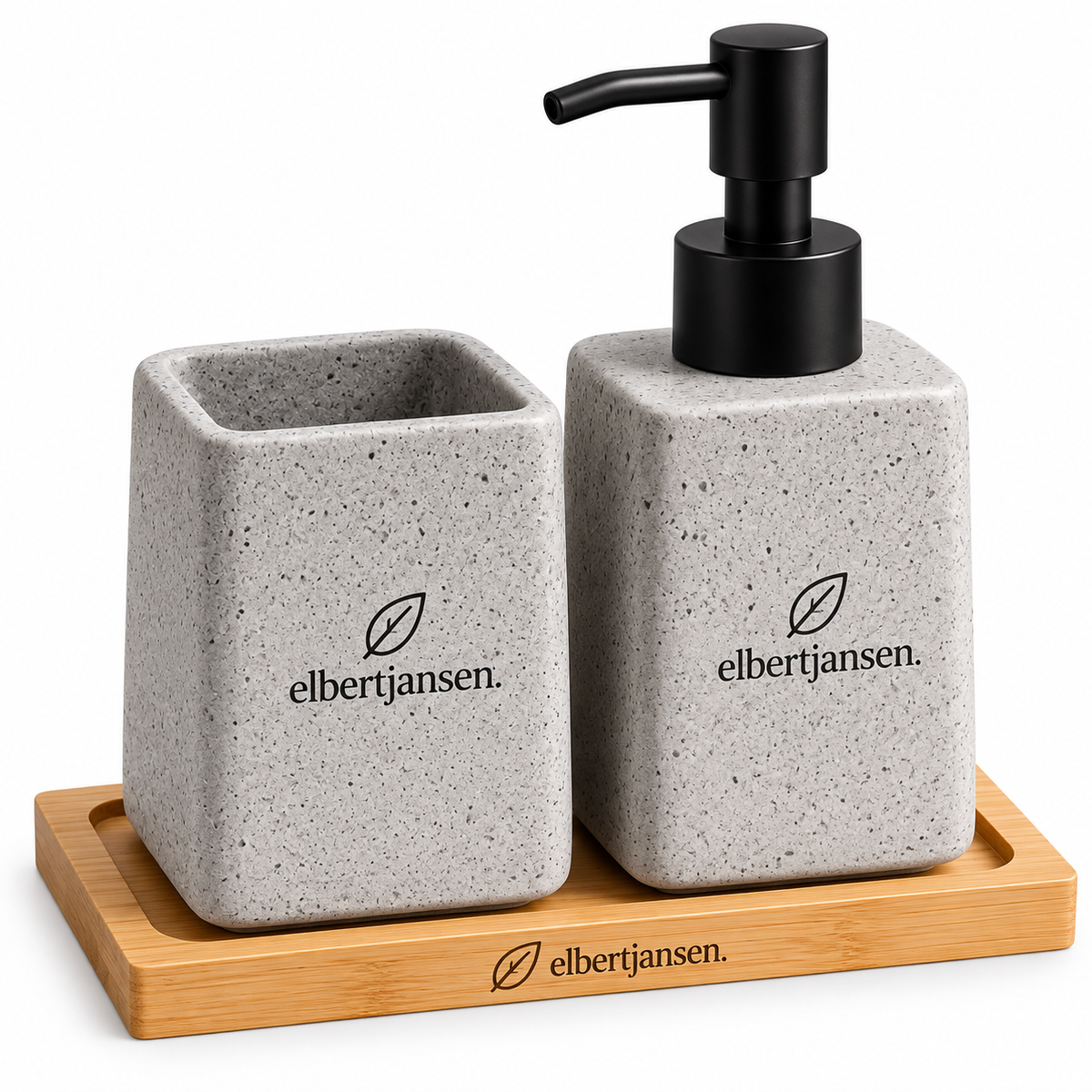 Elbertjansen Bathroom Soap Dispenser Set